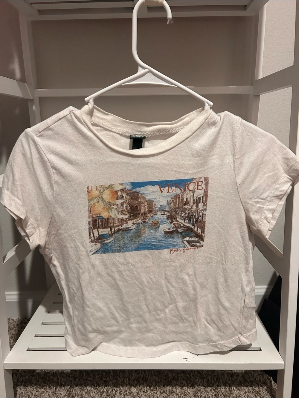 Venice Graphic White Tee